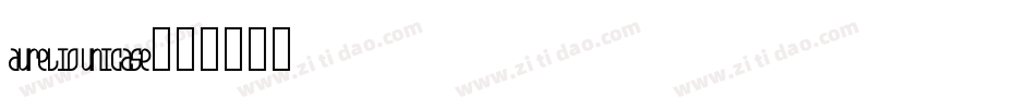 Aurelio Unicase字体转换